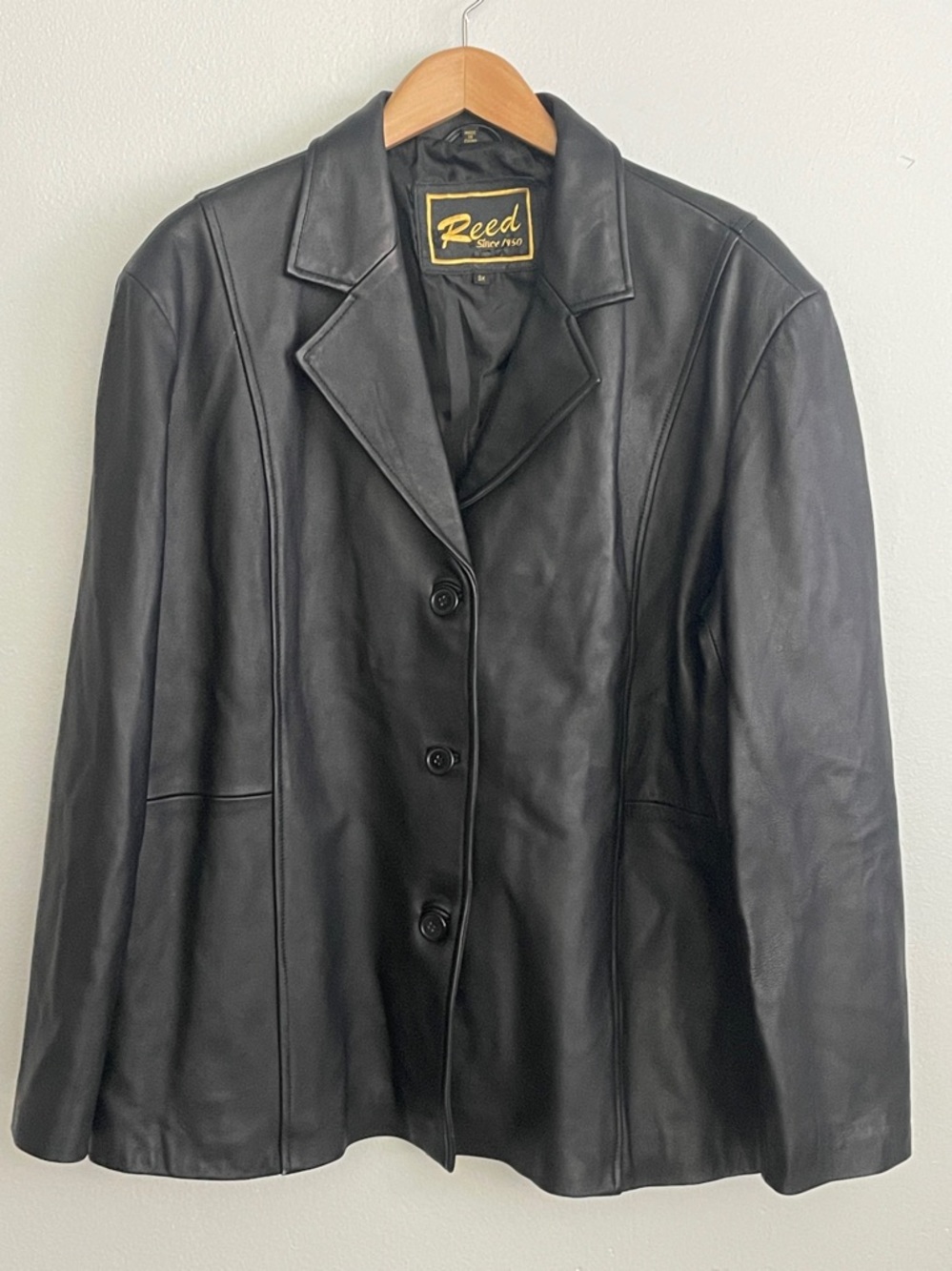 Reed Women’s Leather Coat Size 3X